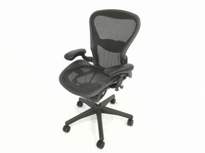 HermanMiller ハーマンミラー アーロンチェア AE123AWB BK オフィス 家具 訳あり