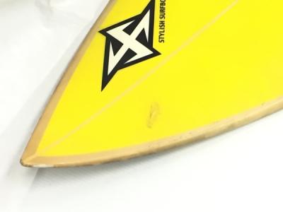 非常に高い品質 M.Akasakaya サーフ ショート ボード STYLISH SURFBOARDS P.G.F サーフィン・ボディボード