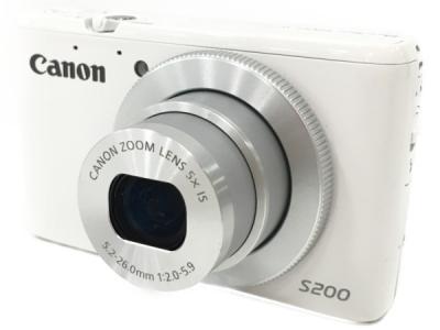 Canon キヤノン PowerShot S200 デジタル カメラ コンデジ ホワイト