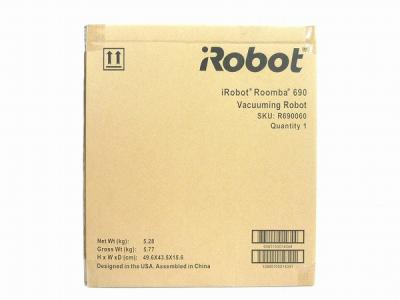 iRobot ロボット掃除機 ルンバ690 クリーナー 2017年製 お掃除ロボット