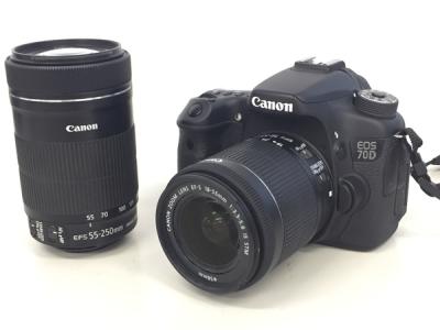 Canon キヤノン 一眼レフ EOS 70D ダブルズームキット デジタル カメラ EOS70D-WKIT