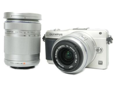 OLYMPUS オリンパス PEN mini E-PM2 ダブルズームキット カメラ ミラーレス一眼 レッド