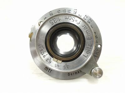 Leitz Elmar 5cm f3.5 レンズ（沈胴式） 人生初のLeitz Elmar 5cm F3.5を買いました ファースト