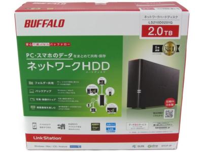 BUFFALO ネットワーク ハードディスク LS210D0201G 2.0TB 2TB