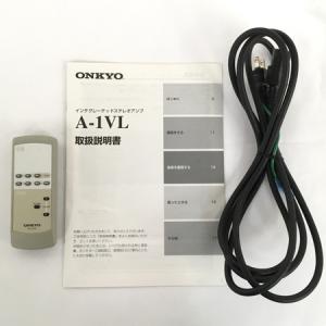 ONKYO プリメインアンプ Aー1VL ステレオ シルバー オーディオ機器
