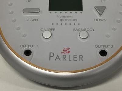 Pal Squeeze ラ・パルレ ホームケア EMS機器 美品】ラ・パルレ パルスクイーズ 新品ボディ用ジェルパルメソ