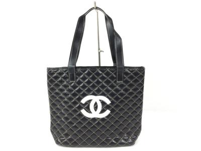 CHANEL シャネル ノベルティ キルティング トートバッグ ココマーク ...