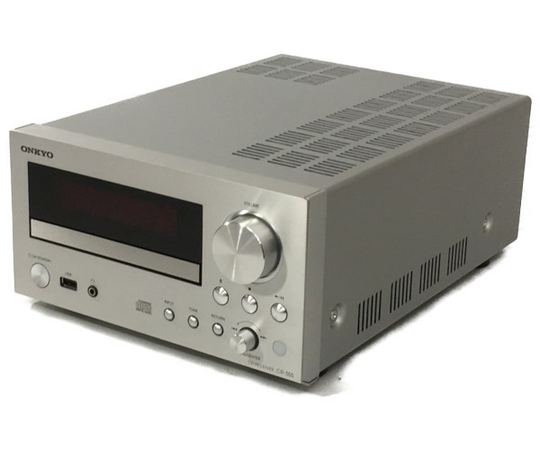 ONKYO CDチューナーアンプ シルバー CR-555(S)-