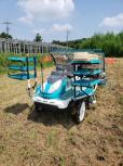 茨城県発 クボタ 田植え機 NSU67 KT5R 6条植え こまきちゃん 141h ガソリン パワステ HST ロータリー式 直