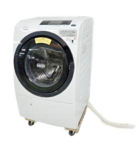 HITACHI 日立 ヒートリサイクル 風アイロン ビッグドラム スリム BD-S3800L W 洗濯乾燥機 ドラム式 10kg ピュアホワイト
