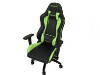 AKRACING エーケーレーシング ゲーミング座椅子 ブラック×グリーン オフィスチェア デスクチェア 大型
