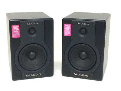 M-audio BX5a モニター スピーカー ペア オーディオ 音響 音楽 趣味 音楽鑑賞 ブラック