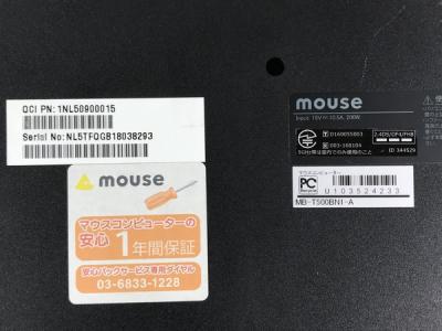 MouseComputer Co.,Ltd. MB-T500BN1-A(ノートパソコン)の新品/中古販売