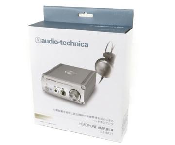 audio-technica オーディオテクニカ  AT-HA21 ヘッドホンアンプ シルバー