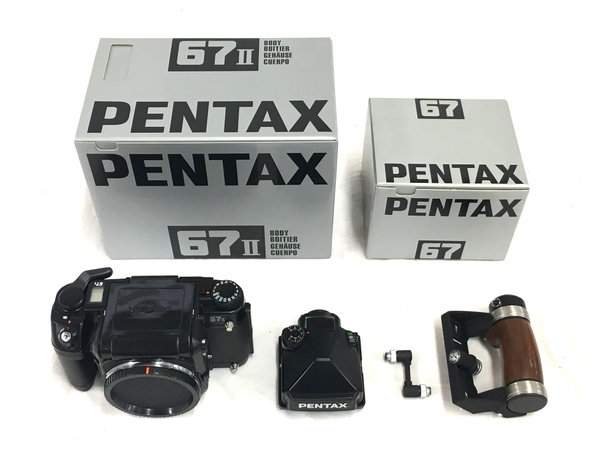 PENTAX 67 II 中判カメラ グリップ付き(フィルムカメラ)-