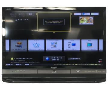 SHARP シャープ AQUOS LC-24R30-B 24型 液晶テレビ BD/HDD内蔵 ブラック 2015年製 大型