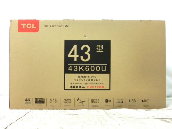 TCL 43K600U(テレビ、映像機器)-