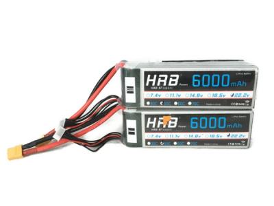 HRB 6000mAh 22.2V バッテリー 50C 2set