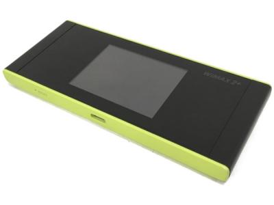 au HWD36 WiMAX2+ モバイルルータ ポケットWi-Fi Speed Wi-Fi NEXT W05 ブラック ライム