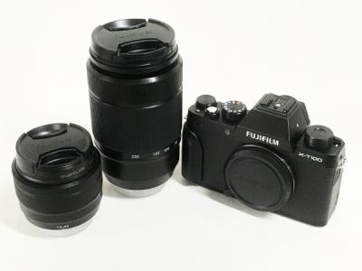 FUJIFILM X-T100 ダブル ズーム キット ミラーレス 一眼 カメラ 富士フィルム