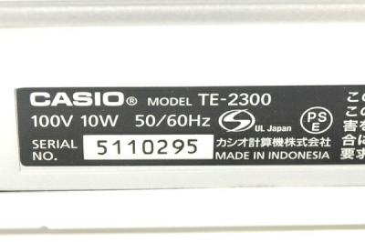 CASIO TE-2300(OA機器)の新品/中古販売 | 1533789 | ReRe[リリ]