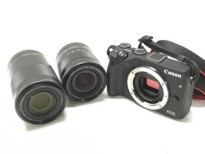 Canon キヤノン EOS M3 BK WZK カメラ 一眼レフ ミラーレス ダブルズームキット ブラック