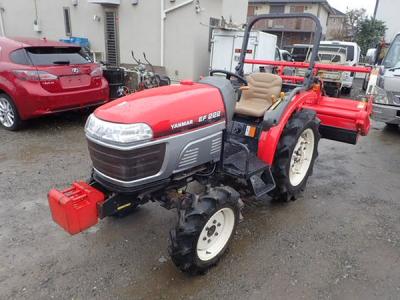 滋賀県発 ヤンマー EF222 トラクター 22馬力 ER214M 4WD 軽油 クリープ 深耕オート 旋回アップ バックアップ 農機具 直
