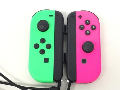 Nintendo Switch 任天堂 Joy-Con (L)ネオングリーン/(R)ネオンピンク HAC-A-JAFAA スイッチ