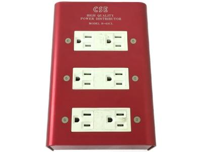 CSE H-63CL 電源タップ コンセントボックス 6口 音響用