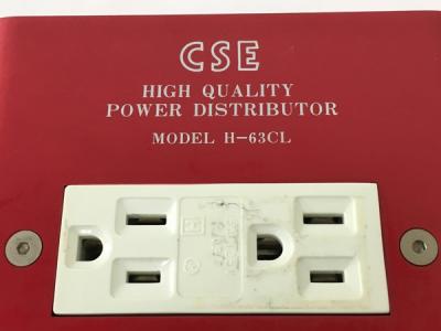CSE H-63CL 電源タップ コンセントボックス 6口 音響用