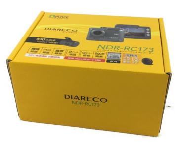 DIARECO NDR-RC173 ディアレコ エンプレイス 本体200万画素 リアカメラ付 ドライブレコーダー