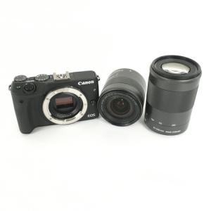 Canon EOS M3 ブラック ダブルズーム EVFキット カメラ ミラーレス一眼 ブラック