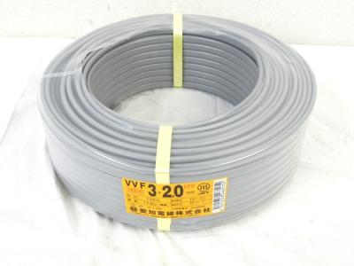 昭和電気 VVF 3×2.0mm ビニル絶縁ビニルシースケーブル 100m