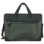 TUMI トゥミ ダブルジップブリーフ Black Ashton Benton メンズ グレー