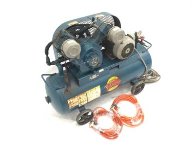 中古品 アースフジ FS-37 エアーコンプレッサー 200V 130L 整備済