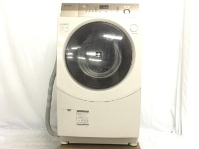 SHARP シャープ ES-V600-NL プラズマクラスター 洗濯機 ドラム式 9kg 左開き ゴールド系