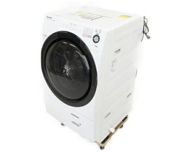 SHARP シャープ ES-S60-WL 洗濯機 ドラム式 6.0kg 左開き ホワイト系