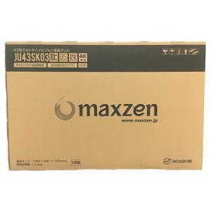 maxzen JU43SK03 4K 対応 液晶 テレビ 43V型 マクスゼン 家電