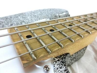 TopDog JIRO-01 SGcrafts シルバー　エレキベース　GLAY journeyman GLAY グレイ JIRO topdog Sgcrafts 大粒銀ラメ