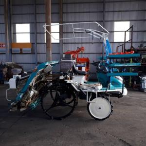 茨城県発 クボタ 田植え機 NSU67 KT5R 6条植え こまきちゃん 141h ガソリン パワステ HST ロータリー式 直