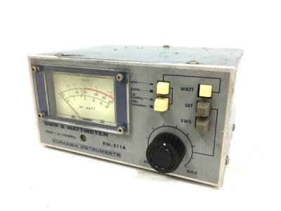 KURANISHI RW-211A SWR &amp; WATTMETER RW-211A パワー計 1.8~1300MHz クラニシ 通過形電力計 アマチュア無線機