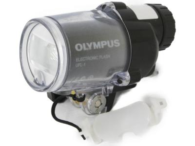 OLYMPUS UFL-1 水中 専用 ストロボ フラッシュ 撮影 ダイビング 箱付