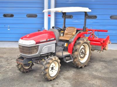 滋賀県発 ヤンマー EF222 トラクター 22馬力 ER214M 4WD 軽油 クリープ 深耕オート 旋回アップ バックアップ 農機具 直