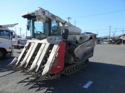 （宮城）ヤンマー コンバイン GC695 1010時間 95馬力 6条刈 UFO 丸ハンドル オーガマルチリモコン 【宮城発・引き取り可】