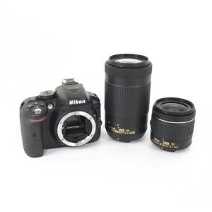ニコン Nikon D5300 AF-P ダブルズームキット ブラック D5300WZ3 AF-P 18-55 VR AF-P 70-300 VR