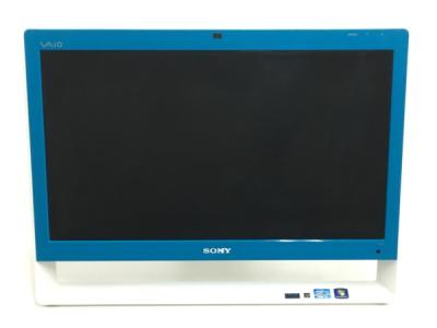 SONY VAIO VPCJ218FJ 21.5型 液晶一体型 デスクトップ パソコン PC i5 2410M 2.3GHz 4GB HDD1TB Win7 Home 64bit ホワイト