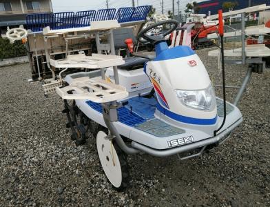 埼玉 入間 イセキ 6条植え 田植機 PZ60-HVRL さなえ Zロータ 使用時間 211h ダブル 車輪 農機具 田植え 農業 機械 稲 稲作