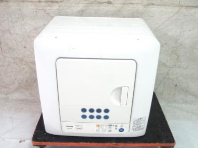 TOSHIBA 東芝 ED-60C 衣類乾燥機 6.0kg ホワイト 大型