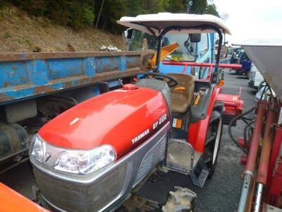 滋賀県発 ヤンマー EF222 トラクター 22馬力 ER214M 4WD 軽油 クリープ 深耕オート 旋回アップ バックアップ 農機具 直