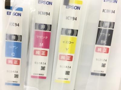 EPSON ICBK94,ICY94,ICM94,ICC94(サプライ)の新品/中古販売